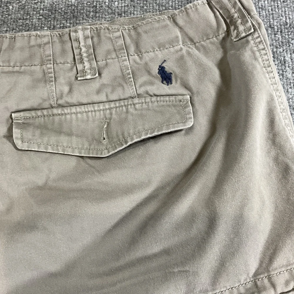 Polo Ralph Lauren Relaxed Fit Cargo Shorts Mens 48B Khaki Utility Military Big